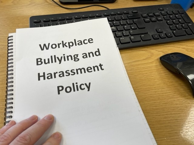Image of workplace bullying and harassment policy